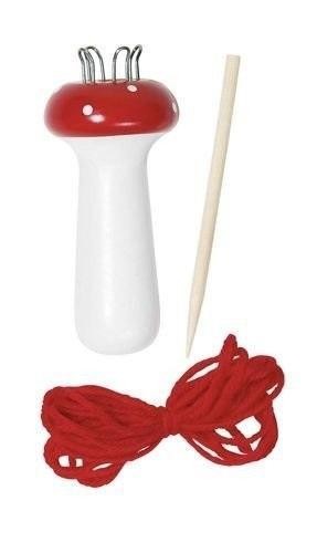 Drewniany grzybek do wyplatania, Goki