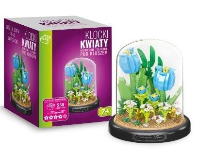 Klocki niebieskie tulipany 558el, Artyk