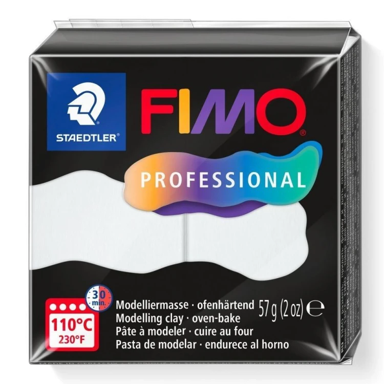 Masa termoutwardzalna Fimo 57g biały, Staedtler