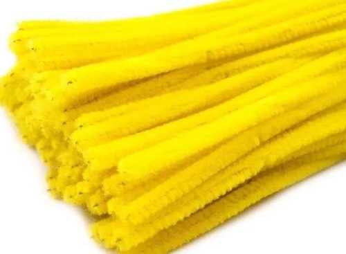 Druciki kreatywne żółte 40szt, Brewis