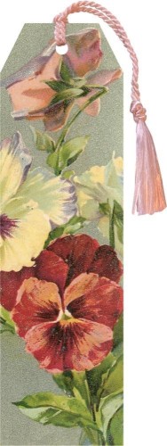 Zakładka 112 ze wstążką Bratki, Skona Ting