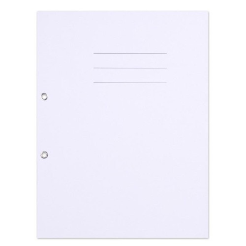 Skoroszyt A4 z oczkiem nadruk biały, Office