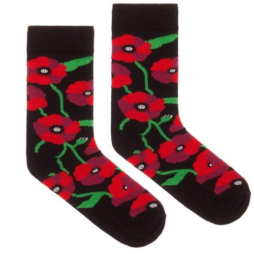 Skarpetki bawełna organiczna maki 36-41