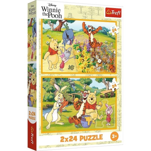 Puzzle 2x24 Dzień w ogrodzie TREFL, Trefl