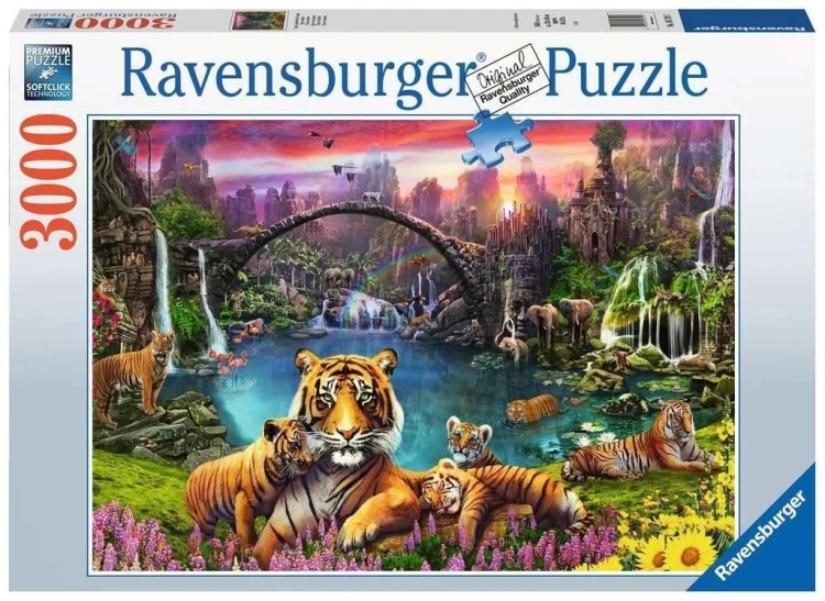 Puzzle 3000 Dzika natura z kwiatami, Ravensburger