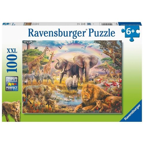 Puzzle XXL 100 Dzikie zwierzęta, Ravensburger