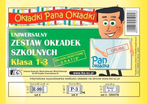Komplet okładek kl.1-3, IKS
