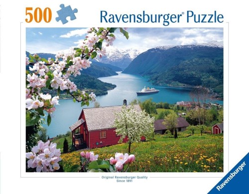 Puzzle 2D 500 Skandynawska idylla, Ravensburger