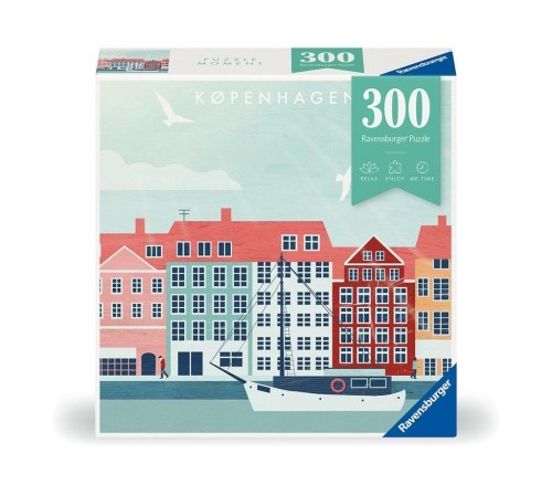 Puzzle Moment 300 Kopenhaga, Ravensburger