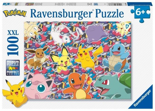Puzzle dla dzieci 100 2D: Pokemon, Ravensburger