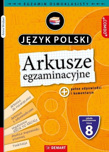 Arkusze egzaminacyjne J. polski dla 8-klasisty