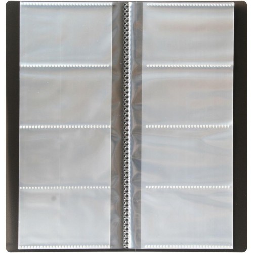 Wizytownik PP na 128 wizytówek czarny, Titanum