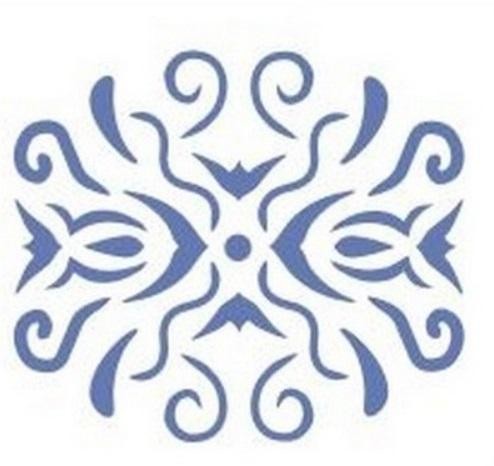 Szablon zmywalny ornament 12x15cm 0,5mm