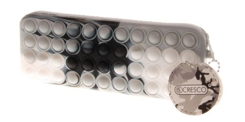 Piórnik szkolny silikonowy Moro szary, Cresco