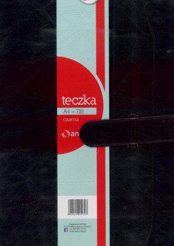 Teczka A4 718 czarna, Antra
