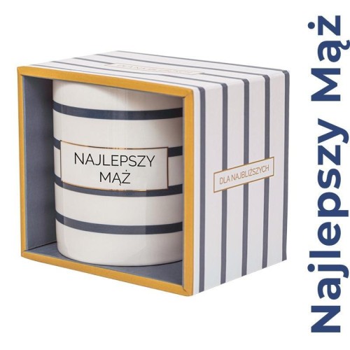 Kubek prezentowy Najlepszy Mąż, Be-Happy Gifts