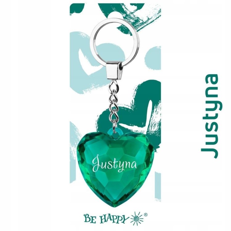 Brelok Serce Justyna, Be-Happy Gifts