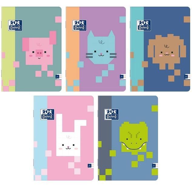 Zeszyt A4/32K linia Zoo Blocks (10szt) OXFORD