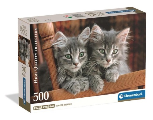 Puzzle 500 Kittens, Clementoni