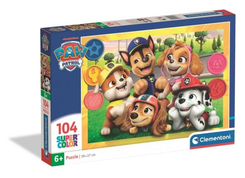 Puzzle 104 Paw Patrol, Clementoni