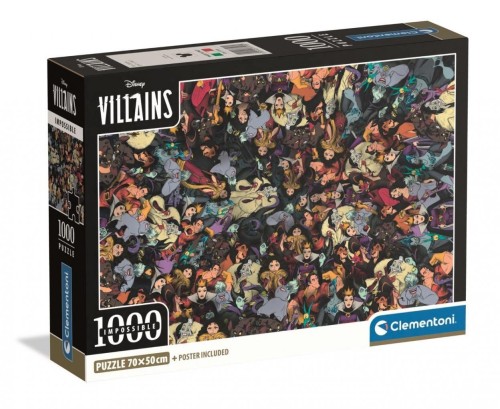 Puzzle 1000 Disney Villains, Clementoni