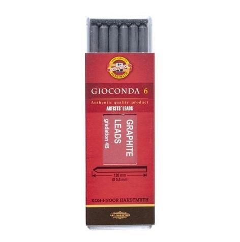 Wkład grafitowy 4865/4B 5,6mm 6szt., Koh-I-Noor