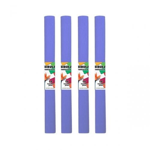 Bibuła marszczona 14 fioletowa jasna (10szt)