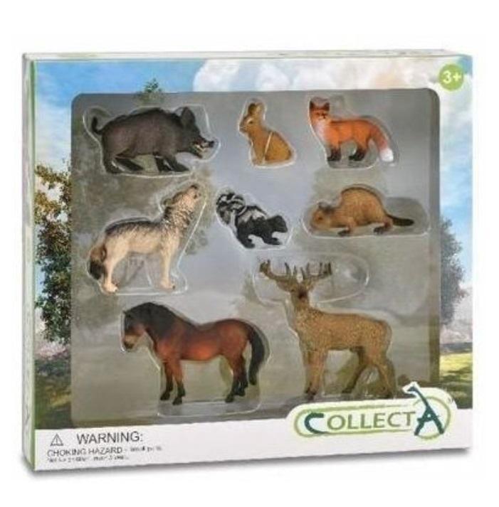 Zestaw leśne zwierzęta 8 el, Dante