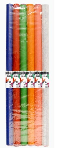 Bibuła gładka 10 kolorów A3 (6szt), STARPAK