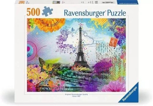 Puzzle 500 Pocztówka z Paryża, Ravensburger