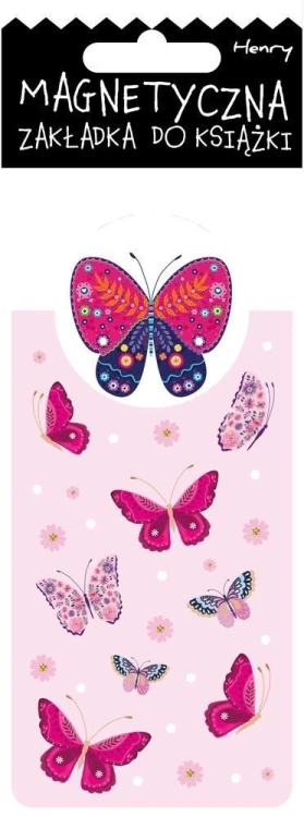 Zakładka magnetyczna - Motyle, Henry