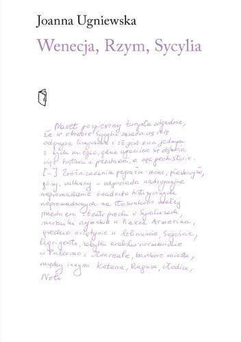 Wenecja, Rzym, Sycylia, Joanna Ugniewska