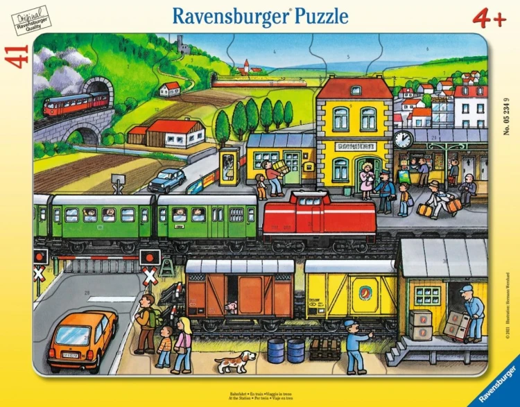 Puzzle 41 At the Station Frame, Ravensburger