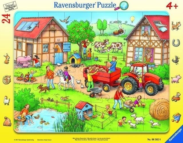 Puzzle w ramce 24 Moja mała farma, Ravensburger