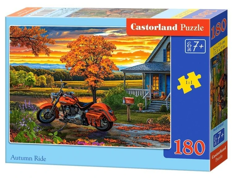 Puzzle 180 Autumn Ride CASTOR, Castorland