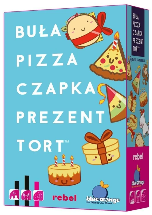 Buła, Pizza, Czapka, Prezent, Tort REBEL, Rebel