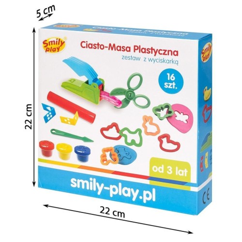 Ciasto-masa z wyciskarką, Smily Play