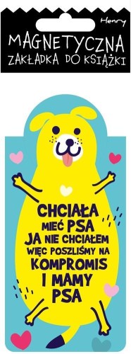Zakładka magnetyczna - Pies, Henry
