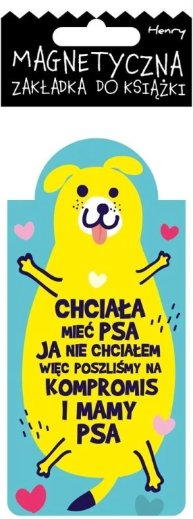 Zakładka magnetyczna - Pies, Henry