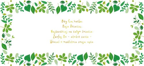 Koperta Komunia Złoty opłatek