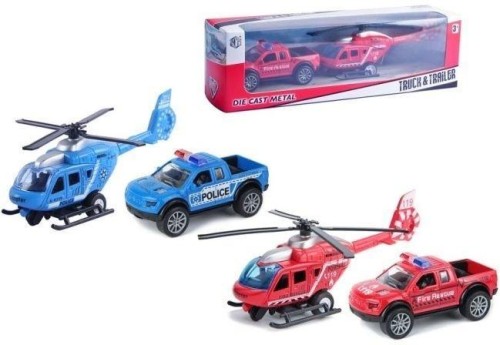 Auta metal z napędem 2szt, Merkpol