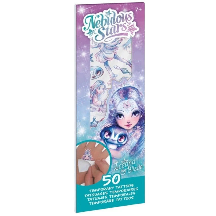 Tatuaże dla dzieci Iceana 50szt, Nebulous Stars