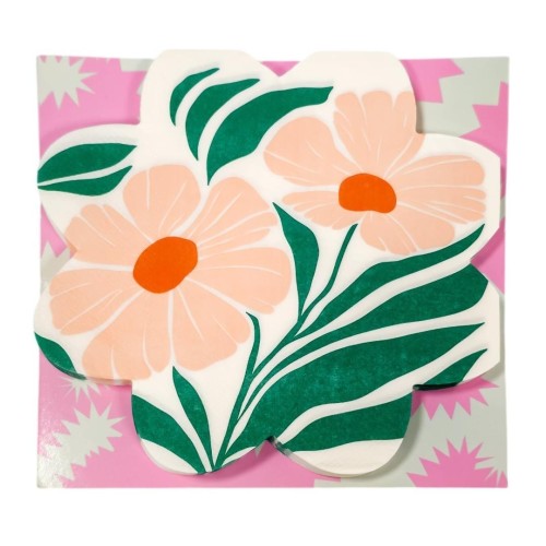 Serwetki Kwiat zieleń 30x30cm 20szt.