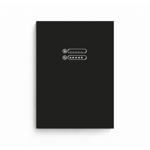 Organizer haseł B5 notatnik na loginy i hasła