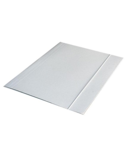 Teczka A4 kartonowa z gumką biała 300g, D.RECT