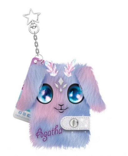 Pluszowy mini notatnik z zawieszką Agatha