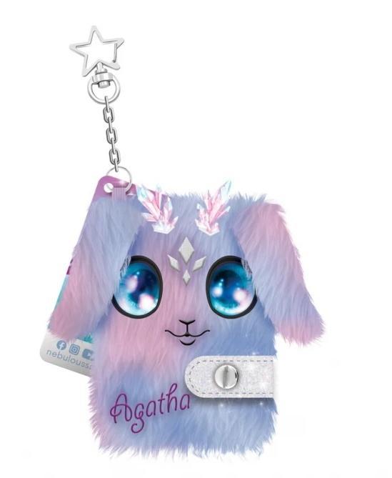 Pluszowy mini notatnik z zawieszką Agatha