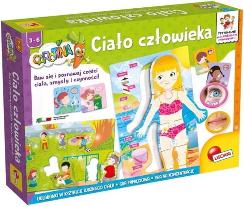 Carotina - Ciało człowieka, Lisciani