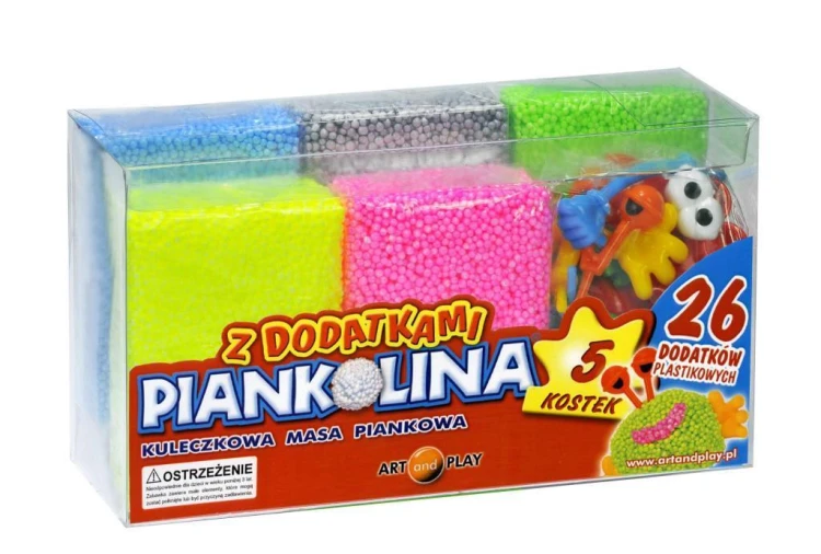 Piankolina 5 kostek z dodatkami, Art. and Play