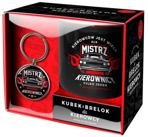 Zestaw kubek + brelok Hobby-Kierowca, Pan Dragon